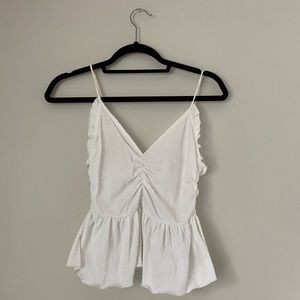 Urban Outfitters Flowy White Top